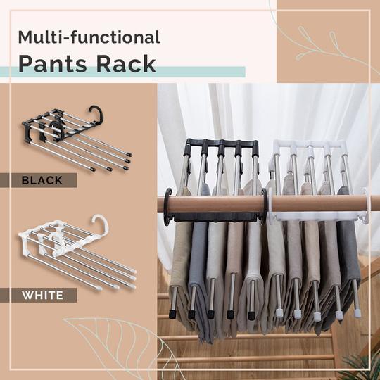 Multi-functional 5 in 1 Adjustable Pants Rack